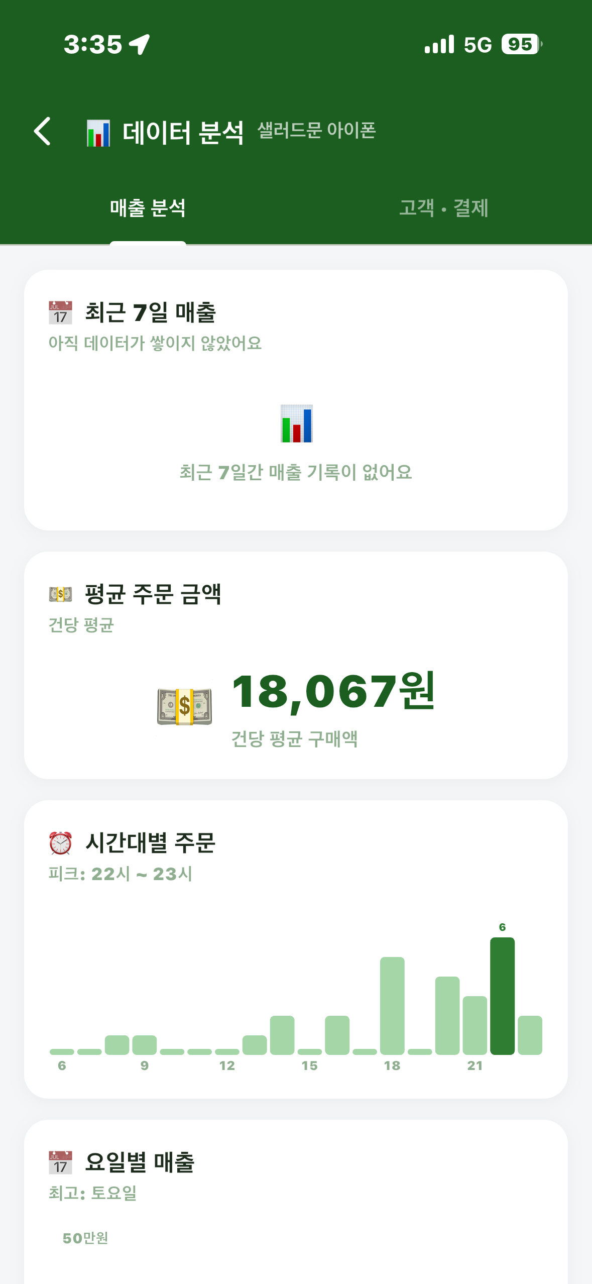데이터 분석 - 고객·결제